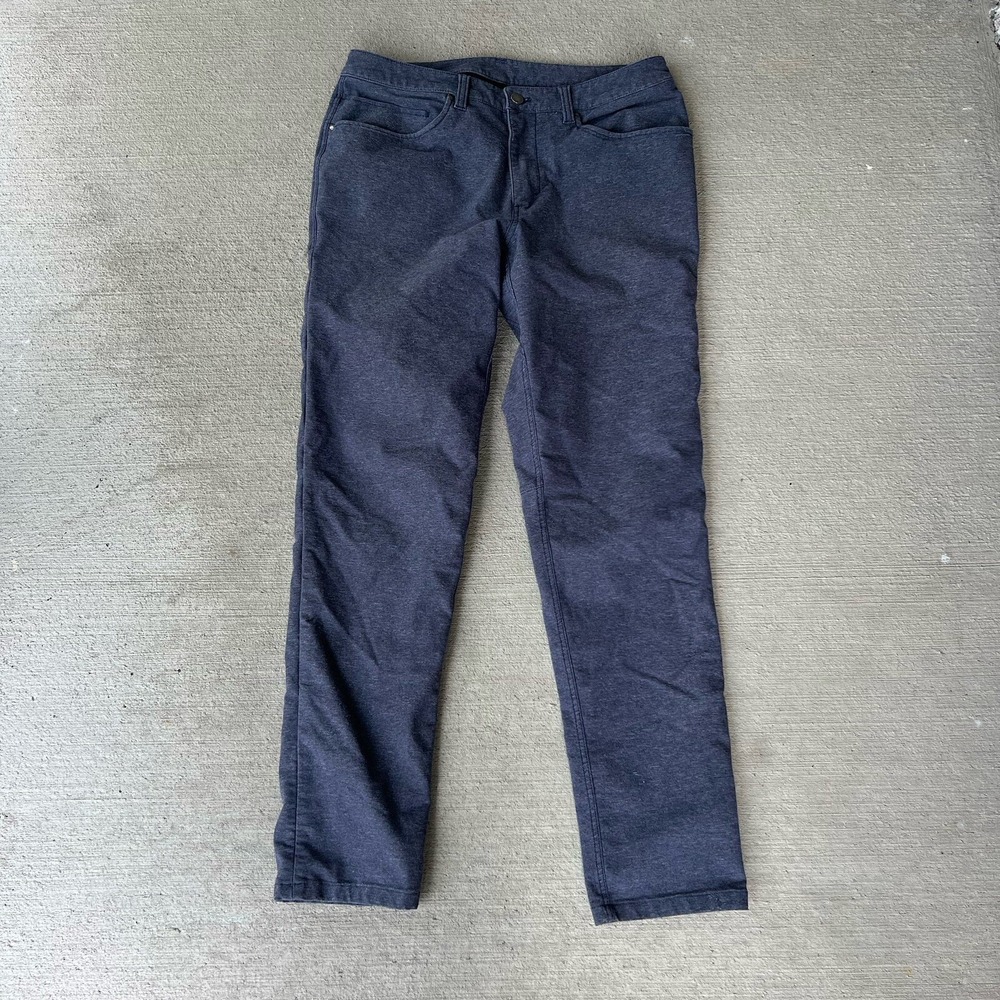 Lululemon ABC UtiliTech Pants Men's 32 x 32 Blue Tapered Tech Trousers